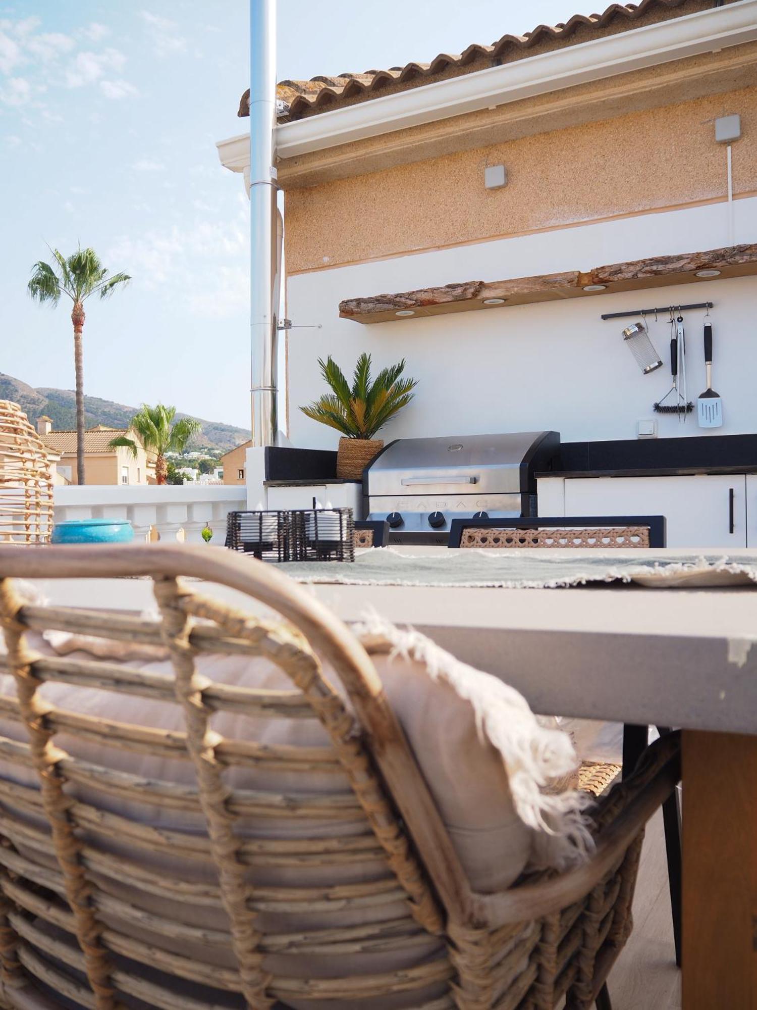 Casa Naru Albir, Duplex Appartement Met Ruim Terras En Buitenkeuken El Albir Ngoại thất bức ảnh